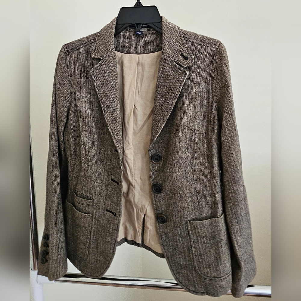 GAP Herringbone Blazer